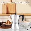 Mongdio Stovetop Espresso Maker Moka Pot, Stove Top Cuban Coffee