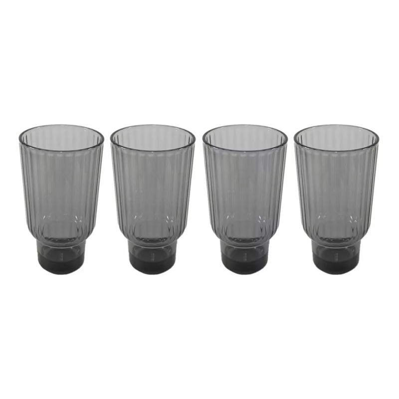 Home Ideas Set 4 Vasos High Ball De Acrilico Lines
