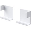 Yamazaki 4983 Magnetic Bathroom Tablet Holder, Mist White, Approx. W