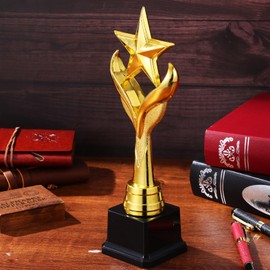 Milisten Creative Trophy Model Decor Trophy Awards Customizable Trophy Star Trophy Basketball The Medal Child