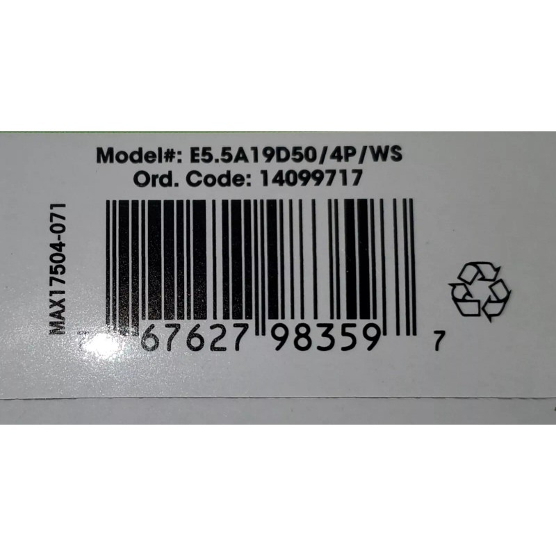 Maxlite 40w Equivalent LED 4 Daylight Bulbs 5000k Dimmable A19