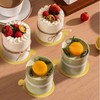 ZYLOP 3.5 Inch Mini Cake Boards: 100pcs Golden Round Mousse