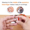SLXDEX 2 Pcs Finger Guard for Cutting aid, Kitchen Tool,
