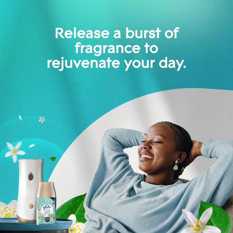 GLADE 6.2 OZ AUTOMATIC SPRAY REFILL - DEWDROP PETALS