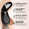 GEUUFEA Full Coverage Liquid Foundation, Long-Lasting & Buildable Foundation Cushion