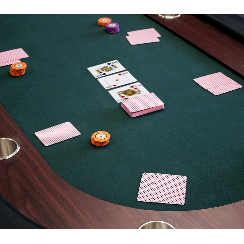 Brybelly Single Red Deck, Wide Size, Jumbo-Index, Plastic-Coated Playing Cards