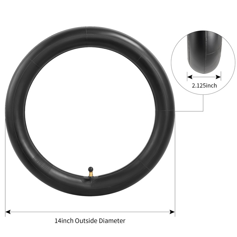 Thicker 40% 14 x 2.125 Inner Tubes Heavy-Duty 14 Inch