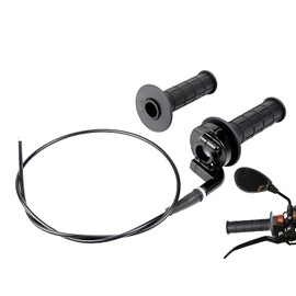 Quick Throttle Grip Set, Quick Throttle Grip Simson S51, Pro Taper Grips, 7/8 Inch 22 mm Motorcycle Throttle Grip Twist Grip Cable Assembly for 50cc 90cc 110cc 125cc 140cc 150cc 200cc 250cc Pitbike Dirt Bike