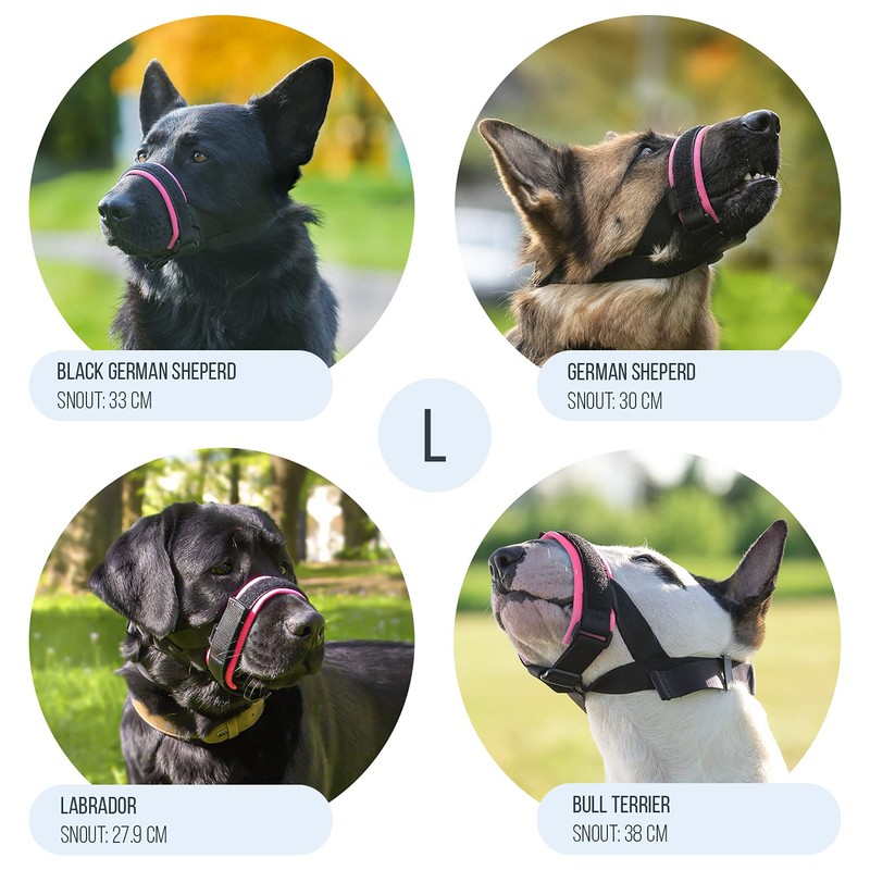 Gentle Muzzle Guard for Dogs - Prevents Biting and Unwanted