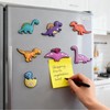 THXFUNAREA Set of 8 Great Dino Magnets for the Fridge,