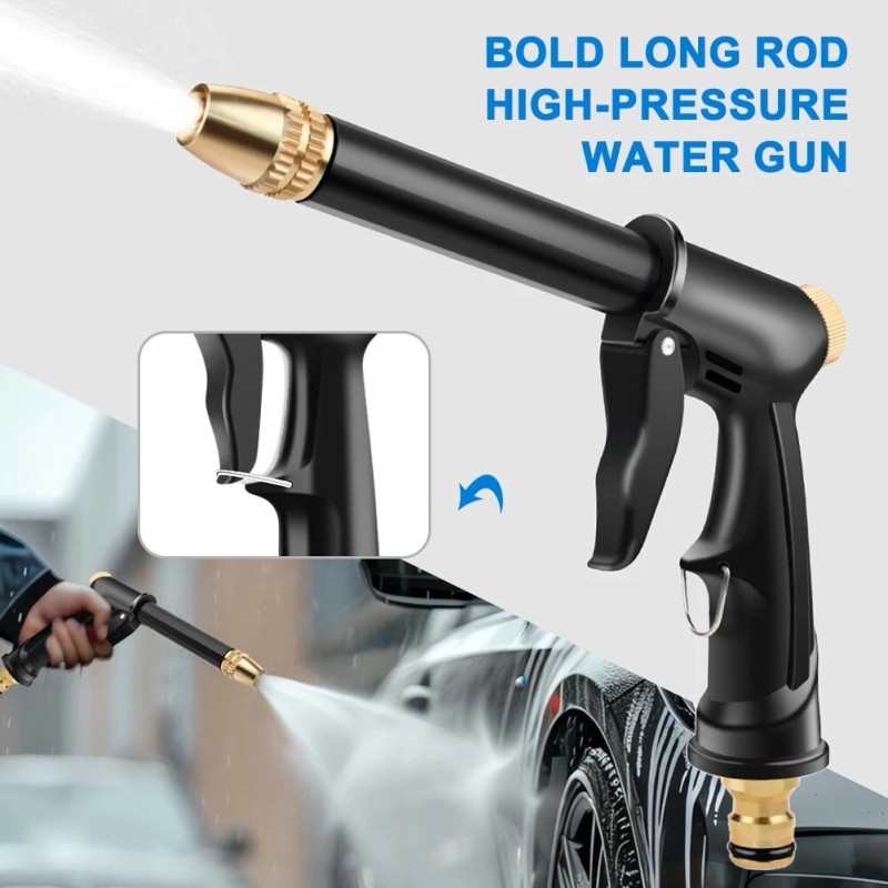 HTWON High-Pressure Car Cleaning Gun - Versatile Water Tool for