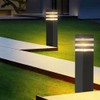 SLAWA 15In Pathway Lights Black E26 Outdoor Landscape Path Lighting