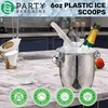 Party Bargains Plastic Ice Scoop 6 oz [2 Pack]