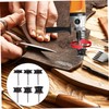 jojofuny 6 Pack Leather Burnishing Tool Set Ebony Slicker for