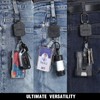 INDOULA 2 Pack Retractable Badge Holder and Heavy Duty Retractable