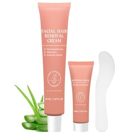 Crema Depilatoria Facial Mujeres Dolor Impecable Cara Labios Superiores Barbilla Fórmula Suave Pieles Sensibles Unidad