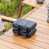 24 Slots CR2 CR123 CR123A Lithium Battery Organizer Case, IP67
