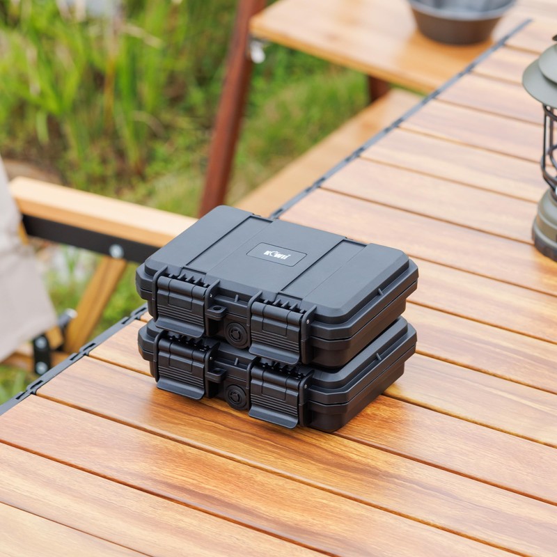 24 Slots CR2 CR123 CR123A Lithium Battery Organizer Case, IP67