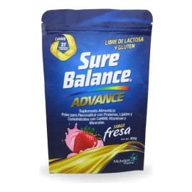 Sure Balance Advance Fresa - Polvo Para Reconstituir, 400 Gr Fresa                                                                                    