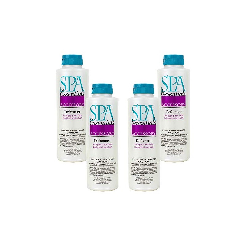 Spa Essentials 32424000-04 Defoamer Liqud, 1-Pint, 4-Pack