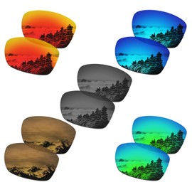SmartVLT Set of 5 Men's Replacement Lenses for Oakley Jupiter Carbon OO9220 Sunglass Combo Pack S02