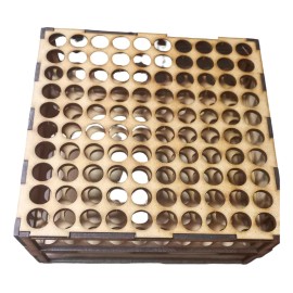 Porta Plumones De Escritorio De Madera