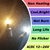 Heifymi BA15D AC/DC12-24 Volt LED Bulb, Double Contact/DC Bayonet Base,