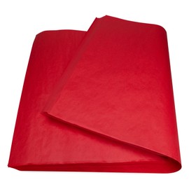 IDL Packaging SatinPack™ 24" x 36" Scarlet Red Tissue Paper Sheets, Pack of 350, Durable 20# (33 GSM) - Wrapping Tissue Paper Sheets for Gifts, Flower Bouquets, Christmas Packing Paper