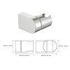 Muxios On Wall Mount Shower Bracket for Handheld shower head,