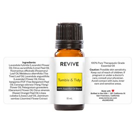 Tumble & Tidy Essential Oil Blend by Revive Essential Oils - 100% Pure Therapeutic Grade, for Diffuser, Humidifier, Massage, Aromatherapy, Skin & Hair Care