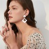 Acrylic Geometric Dangle Earring for Women Boho Lightweight Earring Cute