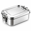 Stainless Steel Lunch Box for Meals & Snacks – Locking