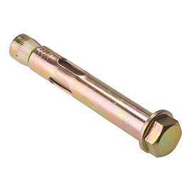 ForgeFix Sleeve Anchors - Hex Bolt | M10 x 97mm | Zinc Yellow Passivated | Bag 10