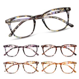Dolarosey Reading Glasses For Women,Blue Light Blocking Computer Readers, Fashion Pattern Print Eyeglasses,Cheaters(1.0)