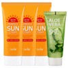 Touch Me Perfect UV Protection Sun Cream 60mlX3 SPF50+PA+++ Triple Functional Daily Sunscreen / 터치미 퍼펙트 자외선차단 선크림 60mlX3개 SPF50+PA+++3중기능성 데일리선크