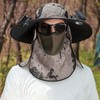 Wide Brim Solar Fan Hat Outdoor Fishing Sunscreen Quick Drying