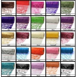 Sizoweb Table Runner Width 30cm Sold by the Metre Red