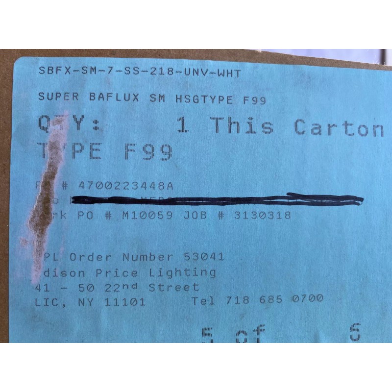 EDISON PRICE LIGHTING SBFX-SM-7-SS-2