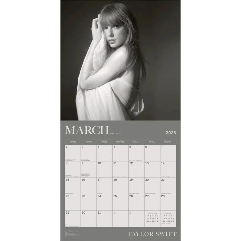Plato Taylor Swift | 2026 12x24" 18 Months Square Wall