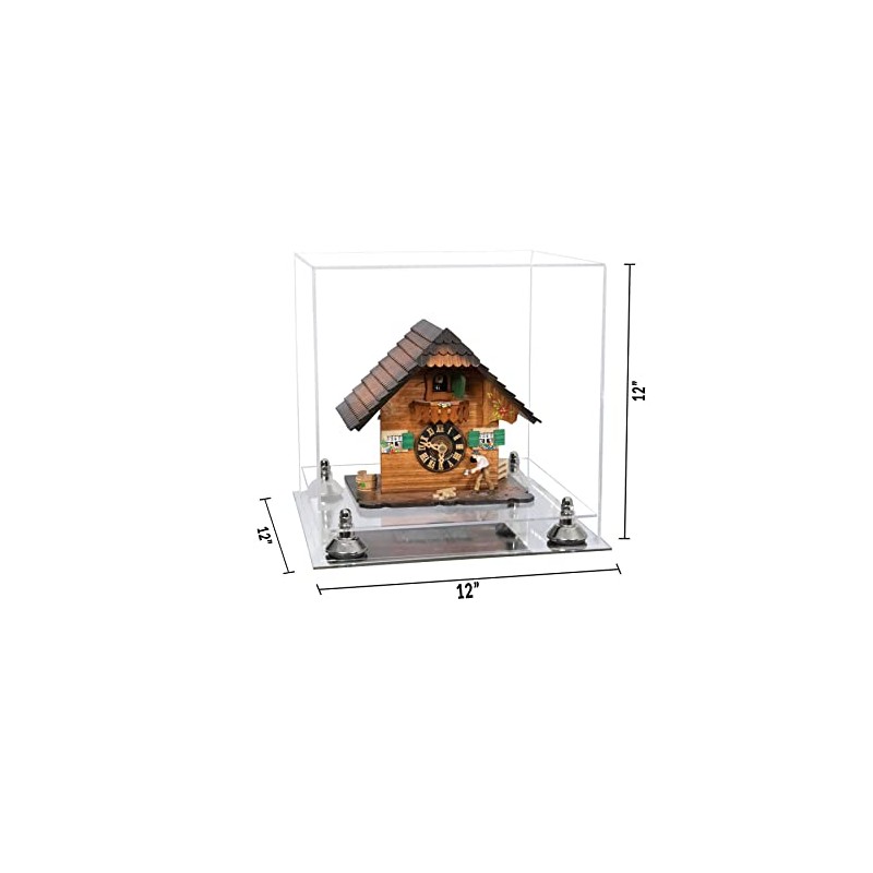 Better Display Cases Acrylic Versatile Display Case Cube with Clear