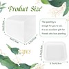 OJYUDD 72 Pcs 3 Inch White Square Plastic Pots with