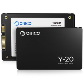 ORICO 128GB SATA SSD 2.5 Inch Internal Solid State Drive, Read Speed up to 500MB/s, SATA III 6Gbps for Desktop Laptop NAS DIY External Drive - Y20