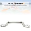VIKKSAER 10 Pcs Boat Top Pad Eye Deck Loop Tie