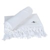 Sathiyas Supreme Turkish Cotton Bath Towel-2pcs Combo (White)