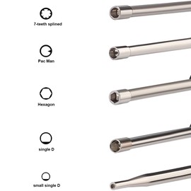 Hipa (Pack of 10 Carburetor Adjustment Tool + Carrying Case + Cleaning Bursh for Common 2 Cycle Small Engine Echo STHIL Poulan Husqvarna MTD Ryobi Homelite Trimmer Weed Eater Chainsaw