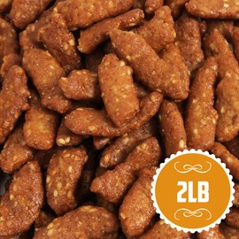 Sesame Sticks Snack, Honey Roast Flavor. Delicious and Fresh Local Honey Roasted Snacks with the Perfect Mix of Sweet and Salty Flavor for Midday Snacking, Office On-The-Go2 Pound.