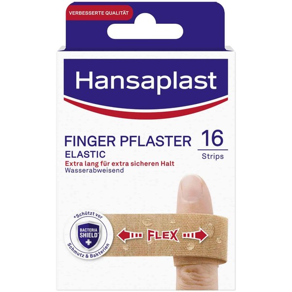 Hansaplast Elastic  Fingerstrips, 16 St. Pflaster