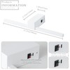 Pasoar White Battery Operated Picture Light with Remote,Wireless Gallery Lights