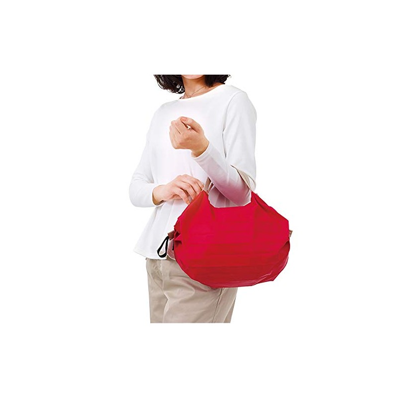 Shupatto Navy Blue Pocket Size Compactable Bag S440NV. - -