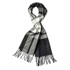 Veronz Super Soft Luxurious Classic Cashmere Feel Winter Scarf (Big Plaid 2) With Gift Box